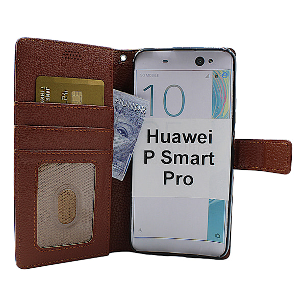New Standcase Wallet Huawei P Smart Pro (STK-L21) Brun