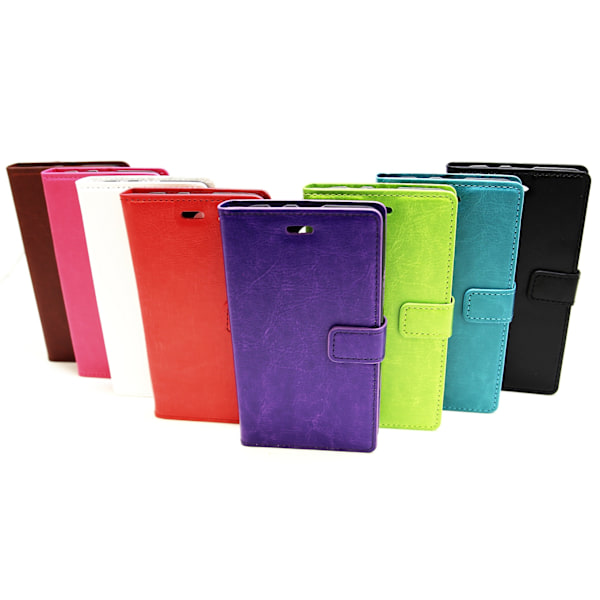 Crazy Horse Wallet Lenovo K6 Svart