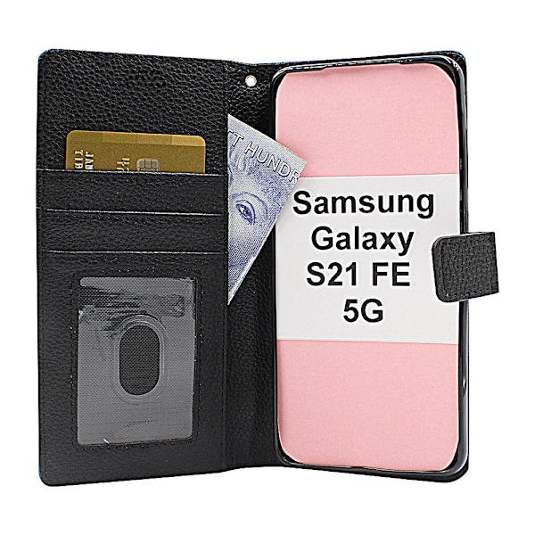 New Standcase Wallet Samsung Galaxy S21 FE 5G (SM-G990B) Hotpink