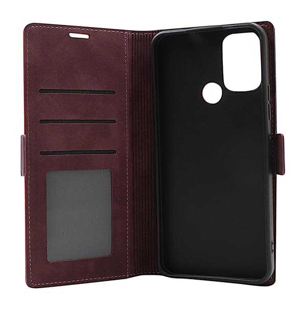Lyx Standcase Wallet Nokia C22 / C32 Marinblå