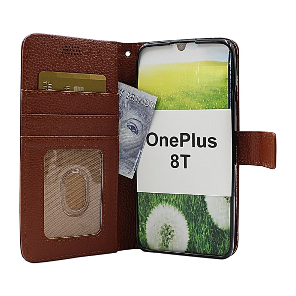 New Standcase Wallet OnePlus 8T (Svart) Svart