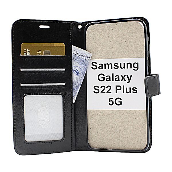 Crazy Horse Wallet Samsung Galaxy S22 Plus 5G (SM-S906B/DS) Grön