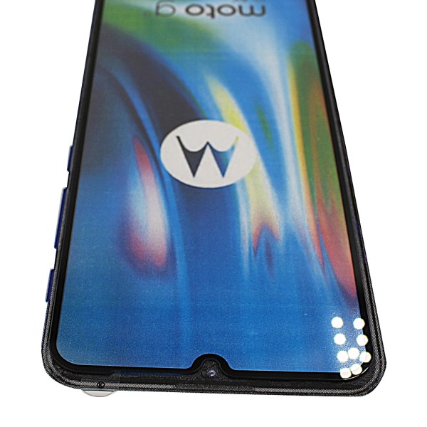 Full Frame Glas skydd Motorola Moto G9 Play (Svart)