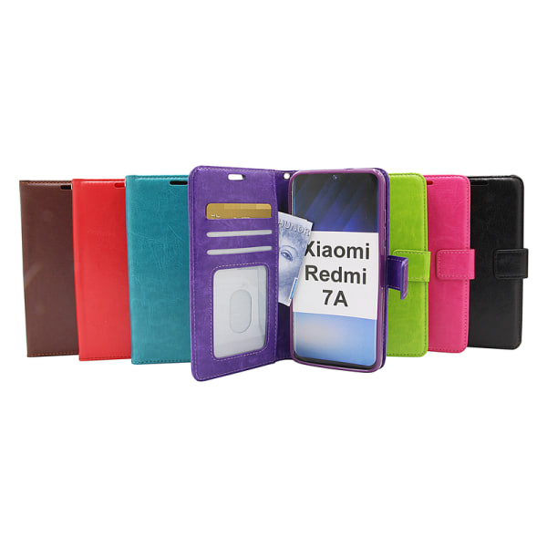 Crazy Horse Wallet Xiaomi Redmi 7A Brun