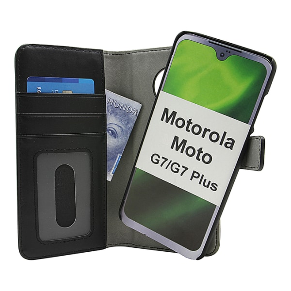 Skimblocker Magnet Wallet Motorola Moto G7 / Moto G7 Plus Lila
