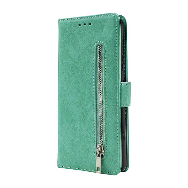 Zipper Standcase Wallet Sony Xperia 10 IV 5G (XQ-CC54) Grå