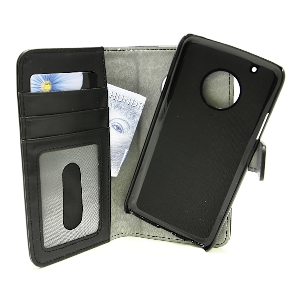 Magnet Wallet Lenovo Moto G5 (XT1682 / XT1676) Svart