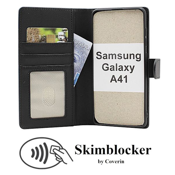 Skimblocker Samsung Galaxy A41 Plånboksfodral