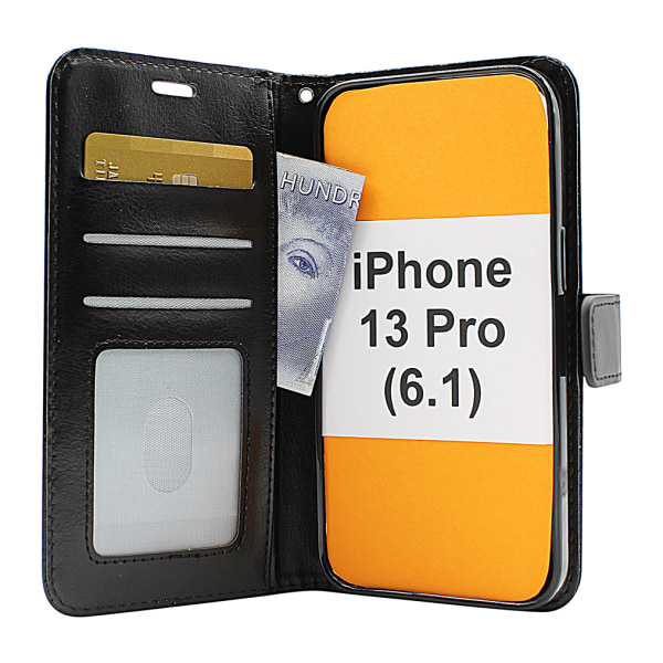 Crazy Horse Wallet iPhone 13 Pro (6.1) Lila