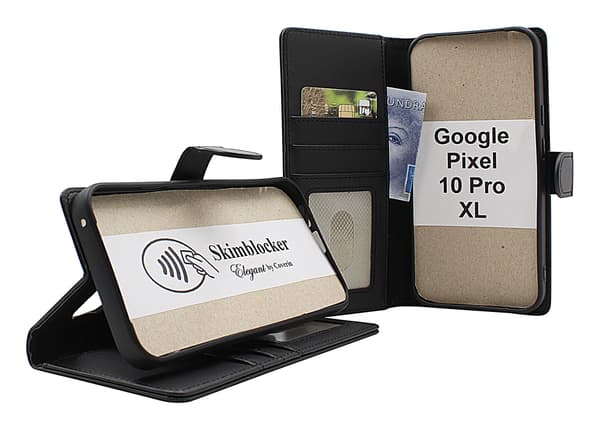 Skimblocker Plånboksfodral Google Pixel 10 Pro XL Brandy