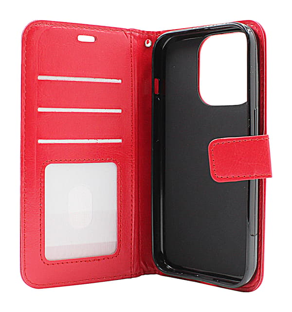Crazy Horse Wallet iPhone 15 Pro Turkos