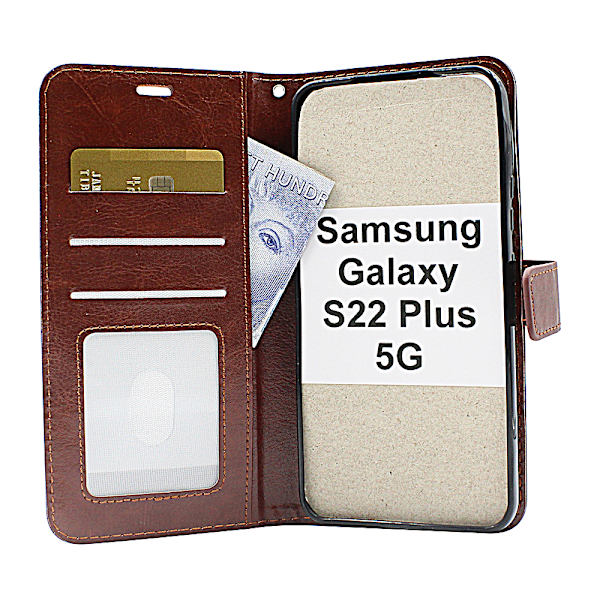 Crazy Horse Wallet Samsung Galaxy S22 Plus 5G (SM-S906B/DS) Grön