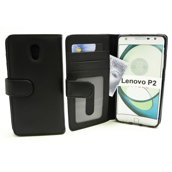 Plånboksfodral Lenovo P2 Svart