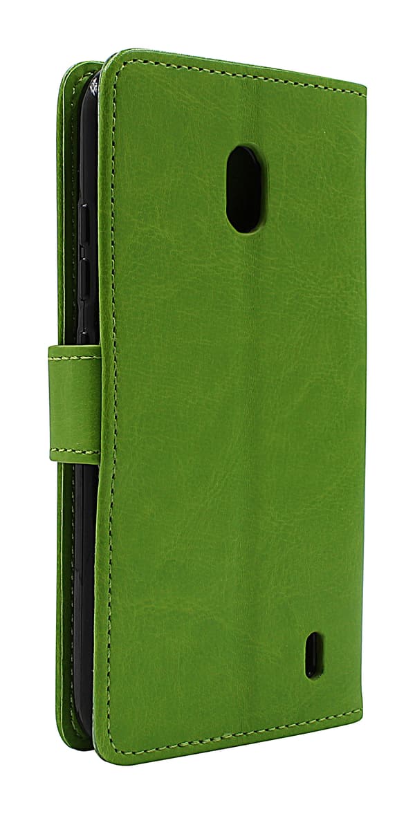 Crazy Horse Wallet Nokia 2.2 Grön