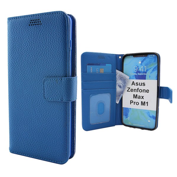 New Standcase Wallet Asus Zenfone Max Pro M1 (ZB602KL) Röd