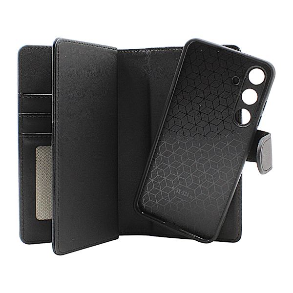 Skimblocker Samsung Galaxy S24 5G XL Magnet Plånboksfodral Mörkblå
