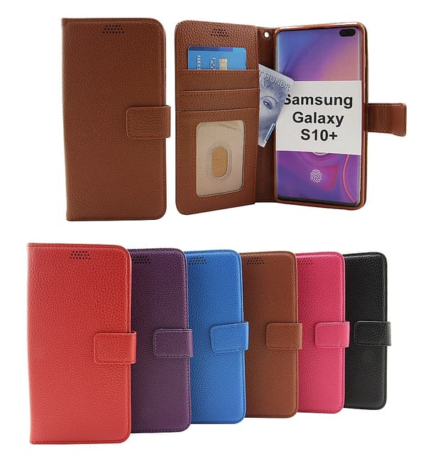 Standcase Wallet Samsung Galaxy S10+ (G975F) Svart