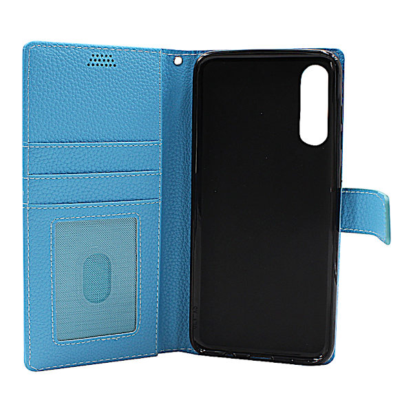New Standcase Wallet Samsung Galaxy A70 (A705F/DS) Ljusblå