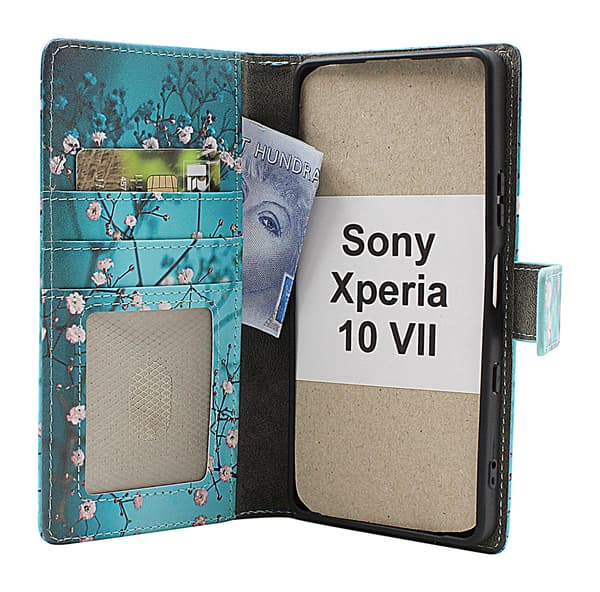 Skimblocker Sony Xperia 10 VII  Plånboksfodral Design