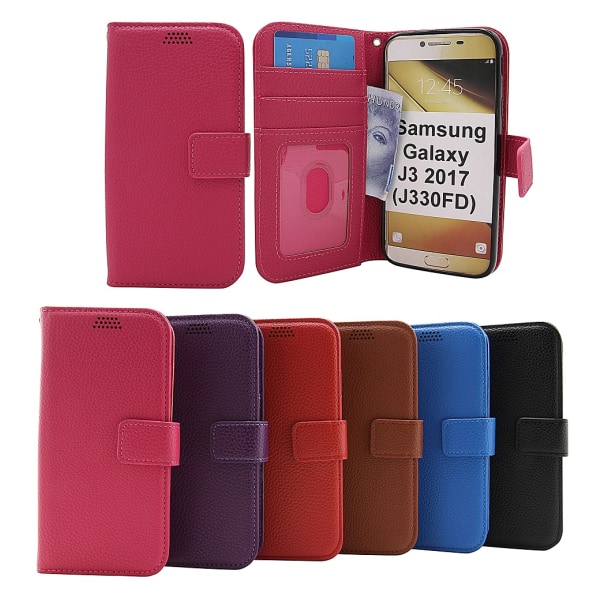 New Standcase Wallet Samsung Galaxy J3 2017 (J330FD) Lila
