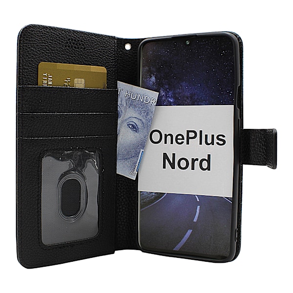 New Standcase Wallet OnePlus Nord (Svart) Svart