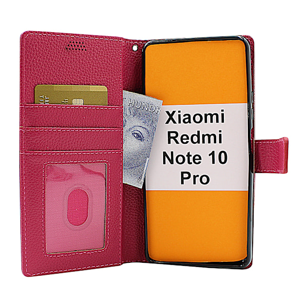 New Standcase Wallet Xiaomi Redmi Note 10 Pro Svart
