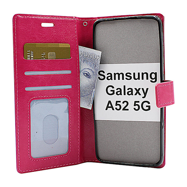Crazy Horse Wallet Samsung Galaxy A52 5G (A525F / A526B) Brun