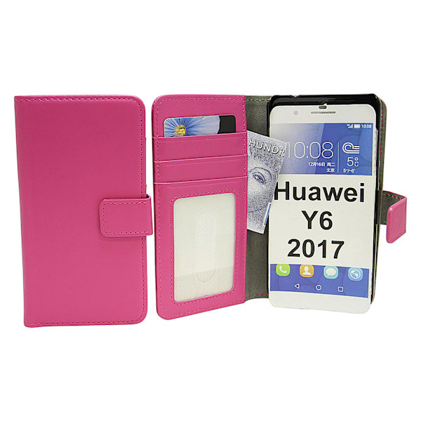 Magnet Wallet Huawei Y6 2017 (MYA-L41) Hotpink