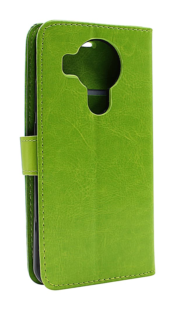 Crazy Horse Wallet Nokia 5.4 Turkos