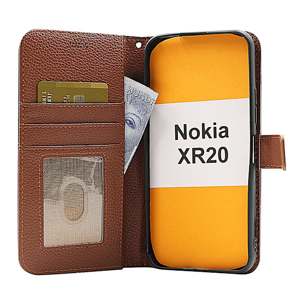 New Standcase Wallet Nokia XR20 Ljusblå