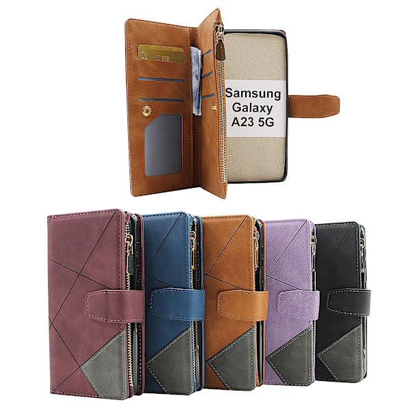 XL Standcase Lyxfodral Samsung Galaxy A23 5G (SM-A236B/DS) Lila