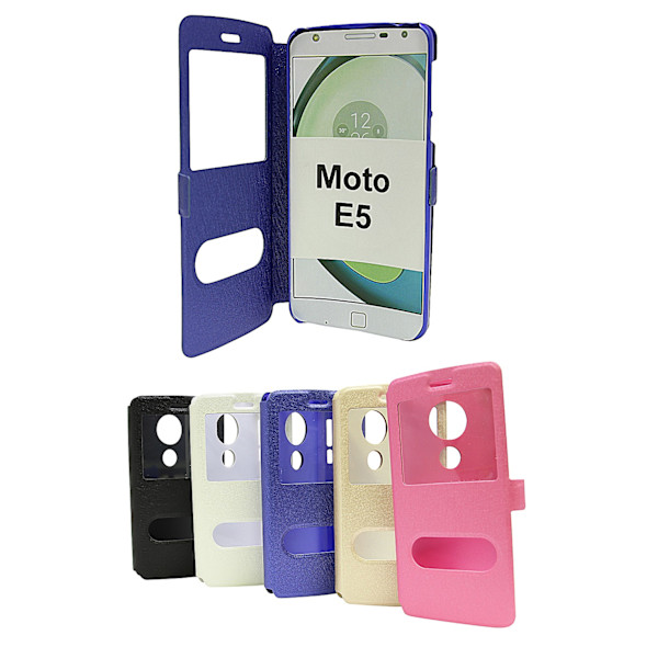 Flipcase Motorola Moto E5 / Moto E (5th gen) Svart