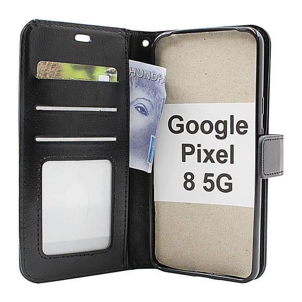 Crazy Horse Wallet Google Pixel 8 5G Turkos