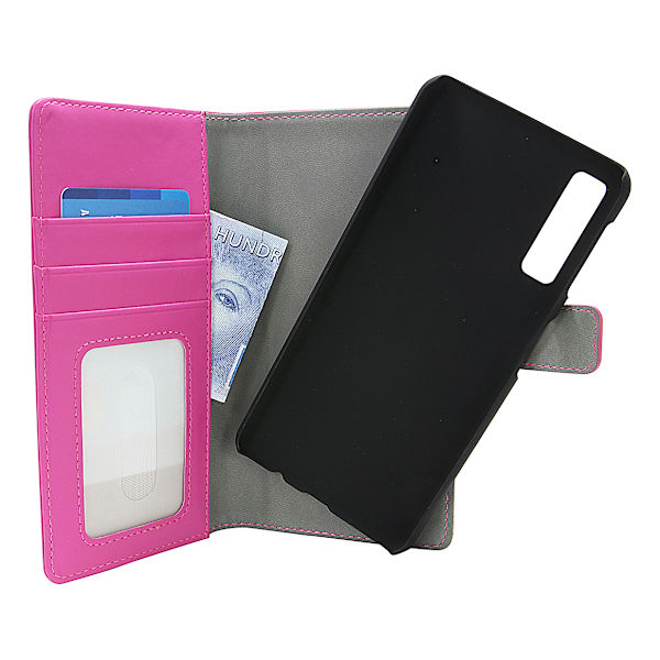 Skimblocker Magnet Wallet Samsung Galaxy A7 2018 (A750FN/DS) Hotpink