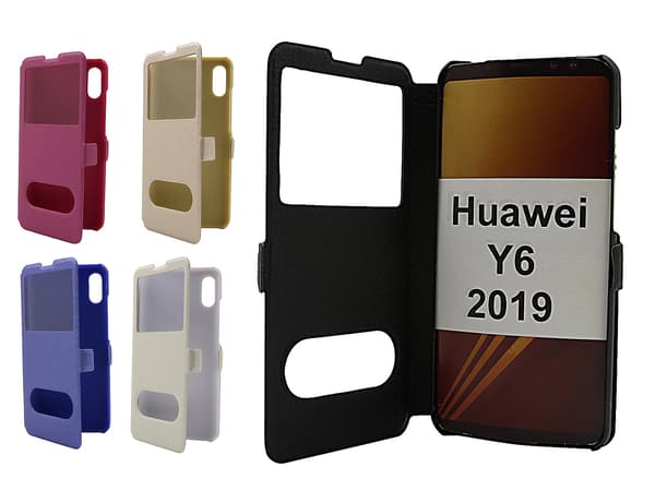 Flipcase Huawei Y6 2019 Hotpink