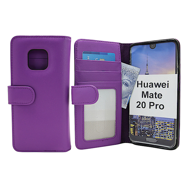Skimblocker Plånboksfodral Huawei Mate 20 Pro Lila