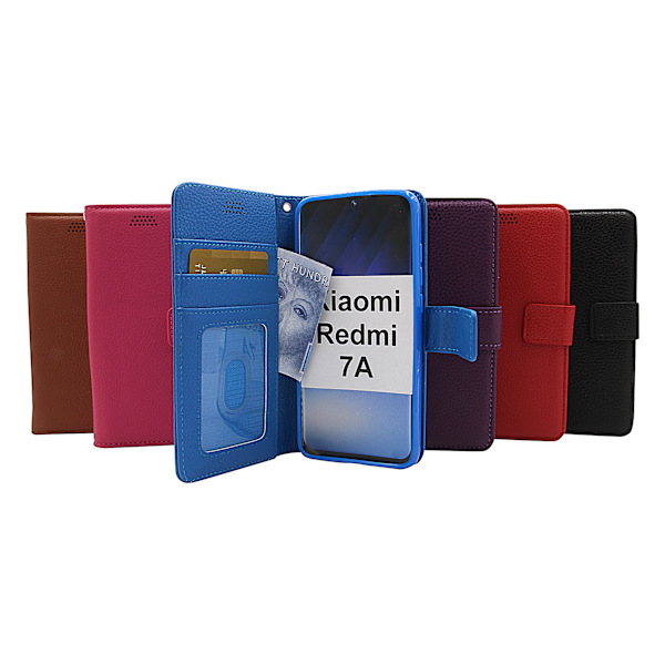 New Standcase Wallet Xiaomi Redmi 7A Blå