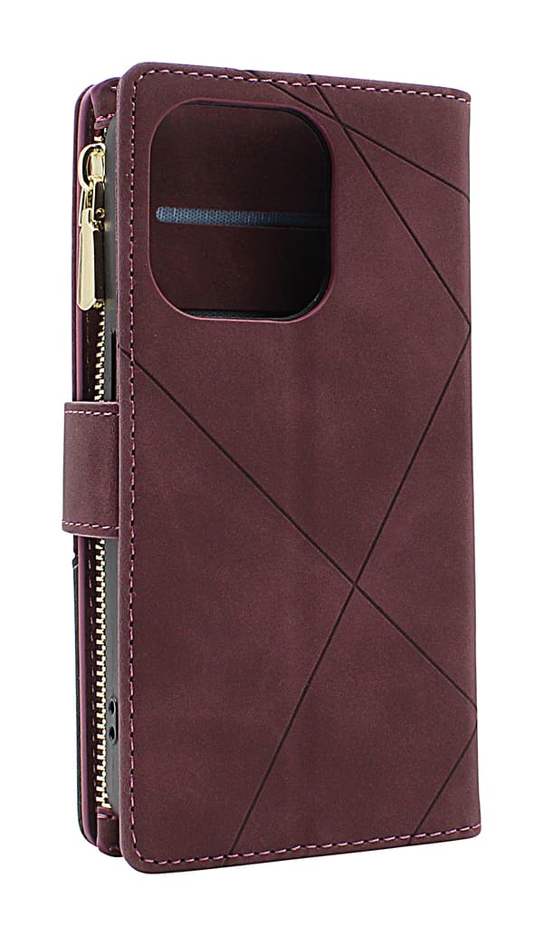 XL Standcase Lyxfodral iPhone 15 Pro Marinblå