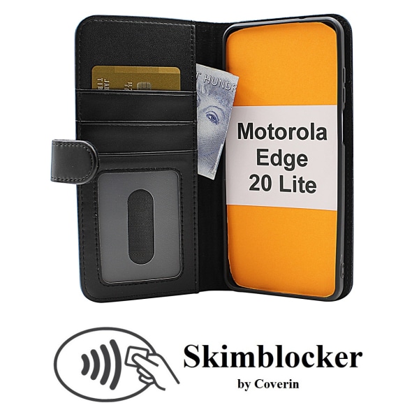 Skimblocker Plånboksfodral Motorola Edge 20 Lite