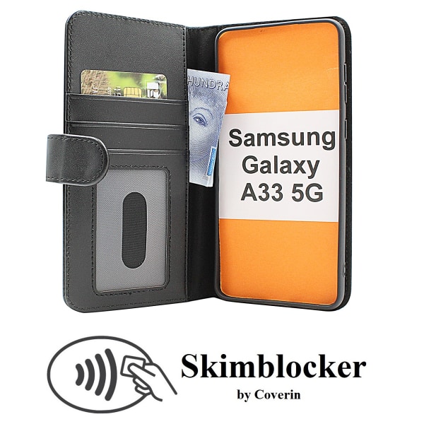 Skimblocker Plånboksfodral Samsung Galaxy A33 5G (A336B)