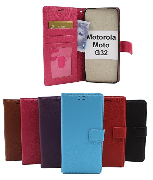 New Standcase Wallet Motorola Moto G32 Lila