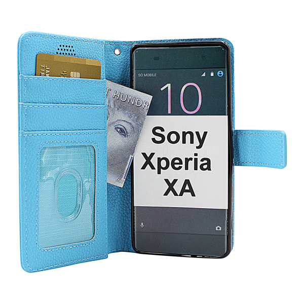 New Standcase Wallet Sony Xperia XA (F3111) (Svart) Svart