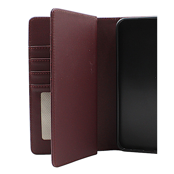 Skimblocker XL Wallet Samsung Galaxy A15 5G Mörkröd