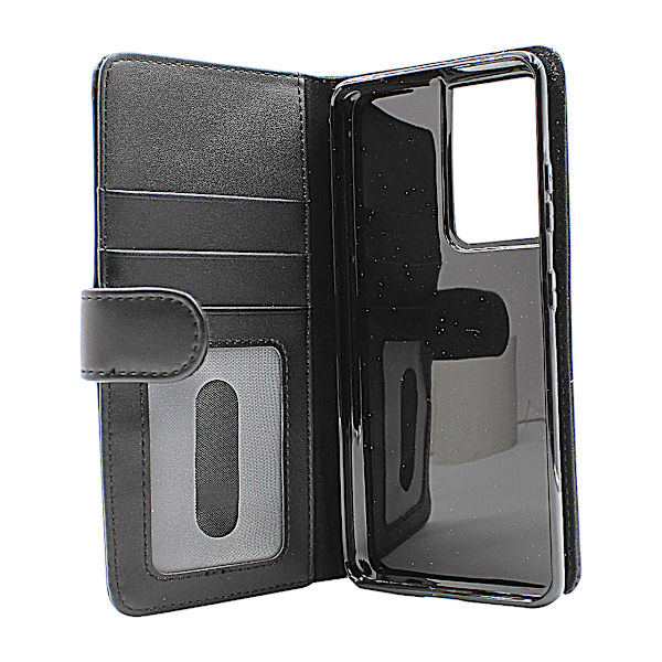 Skimblocker Plånboksfodral Samsung Galaxy S21 Ultra 5G Svart