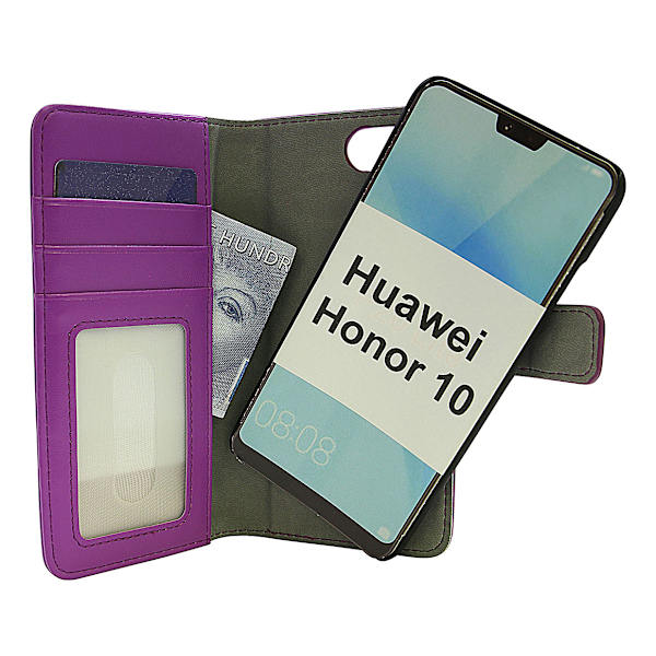 Skimblocker Magnet Wallet Huawei Honor 10 Lila