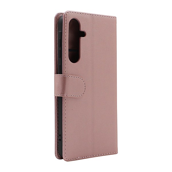 Zipper Standcase Wallet Samsung Galaxy A55 5G (SM-A556B) Ljusrosa