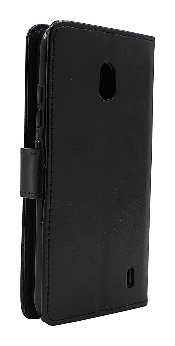 Crazy Horse Wallet Nokia 2.2 Svart