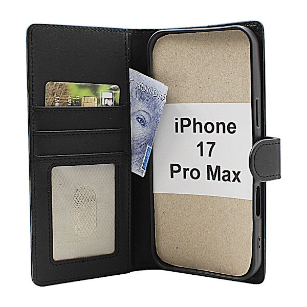 Skimblocker iPhone 17 Pro Max Plånboksfodral Brandy