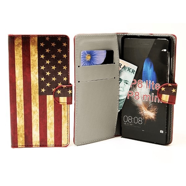 Standcase wallet Huawei P8 Lite