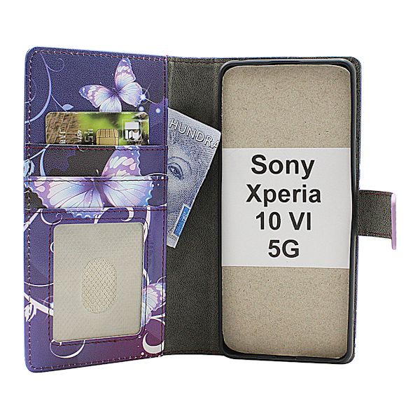 Skimblocker Sony Xperia 10 VI 5G Plånboksfodral Design